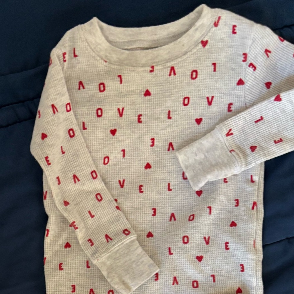 Carter's 12m Pajama Set Hearts Love
